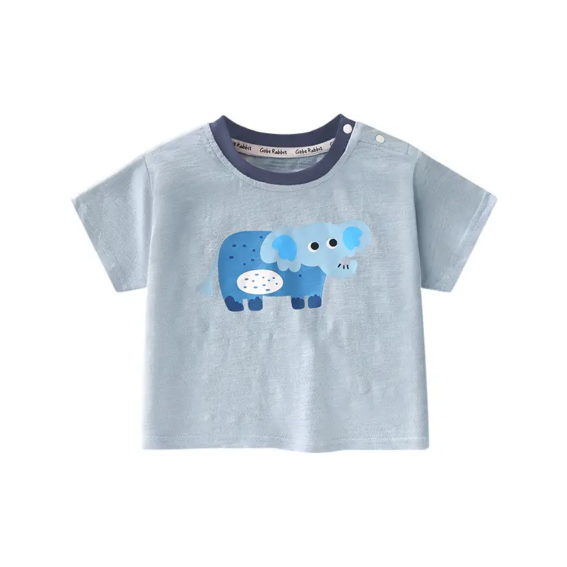 Baby T-Shirt Cartoon Print Cotton Summer Casual - Image 8