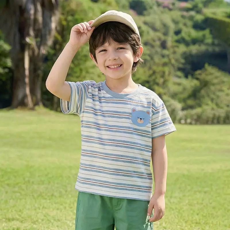 Baby T-Shirt Cartoon Print Cotton Summer Casual - Image 2