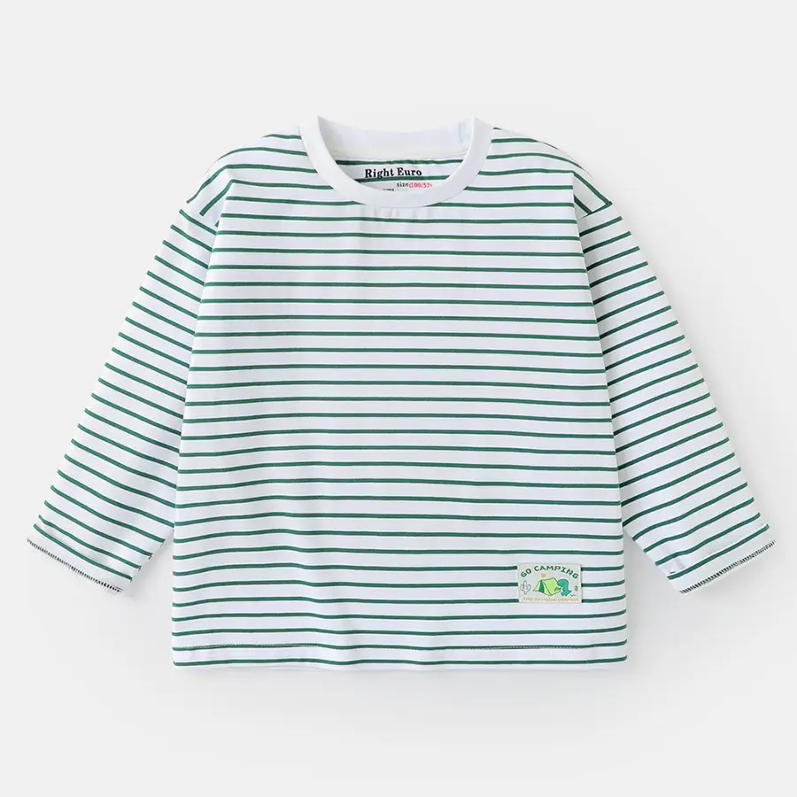 Boys Striped Long Sleeve T-Shirt & Jeans Set 2026 - Image 2