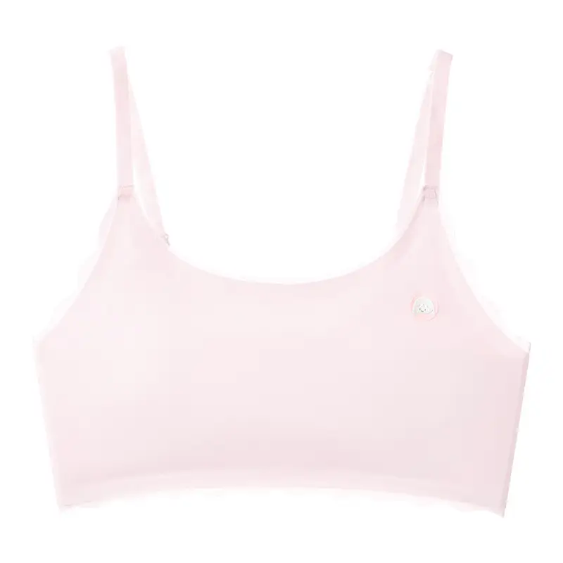 Girls' Development Period Student Tube Top, Breathable, Skin-Friendly, Comfortable, Skin-Friendly, Antibacterial Vest, Comfortable, Soft and Traceless Girls' Underwear
