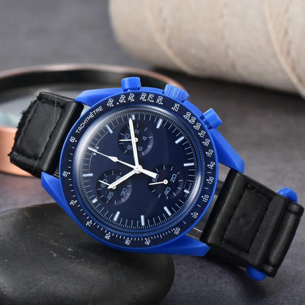 European Quartz Watch with Red Dial and Green Strap - Image 11