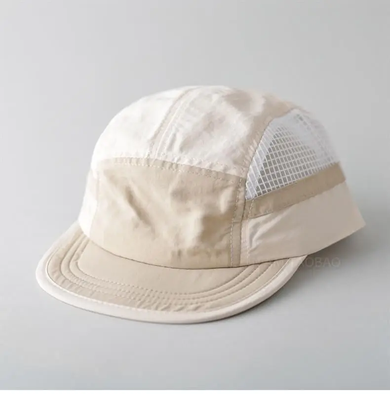 Beige Duck Tissue Baseball Cap with Short Bristles — feature 2