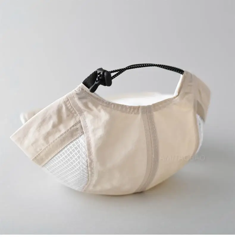 Beige Duck Tissue Baseball Cap with Short Bristles — feature 9