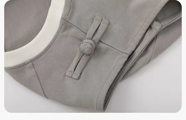 Dudujiya Baby Sleeveless Vest Grey Panda Print — feature 21
