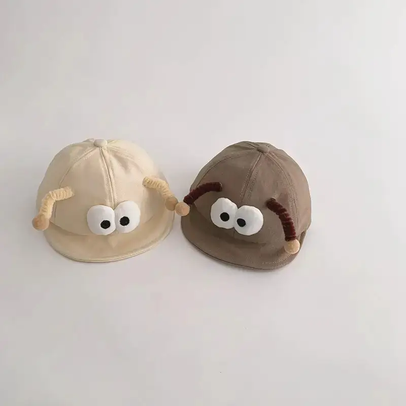 Cute Baby Cap with Antennae and Sunshade - Image 4