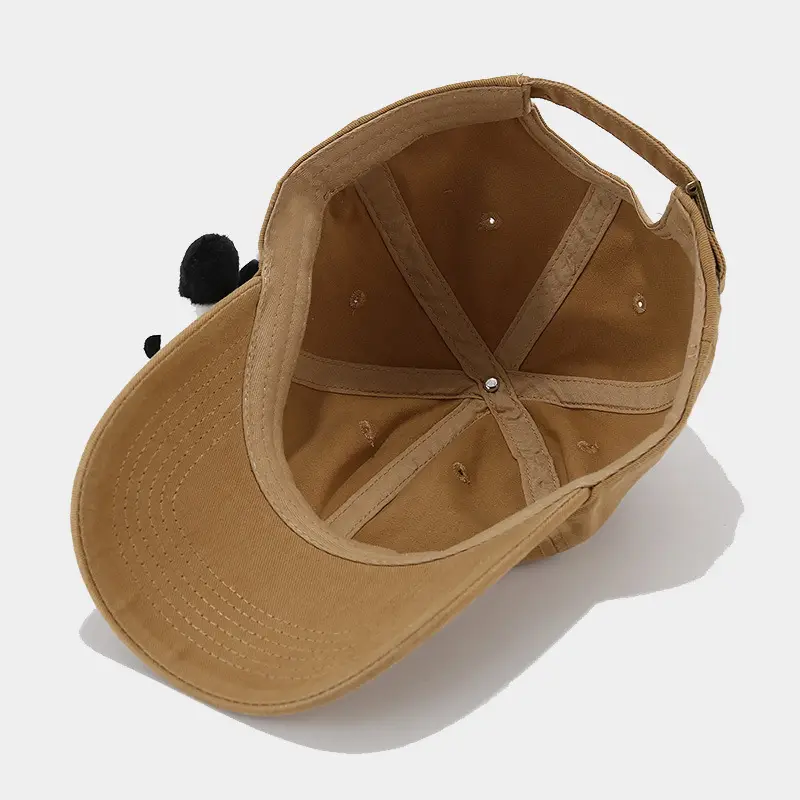 Cute Cartoon Panda Baseball Cap Navy Blue - Image 13