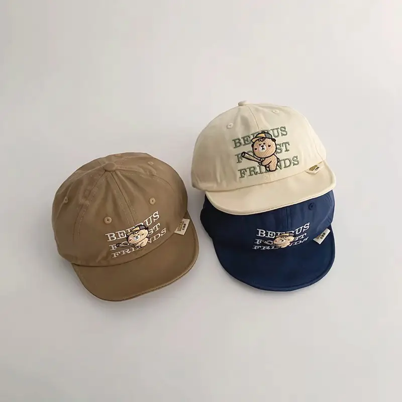 Two Embroidered Baby Hats for Boys 2025 - Image 4