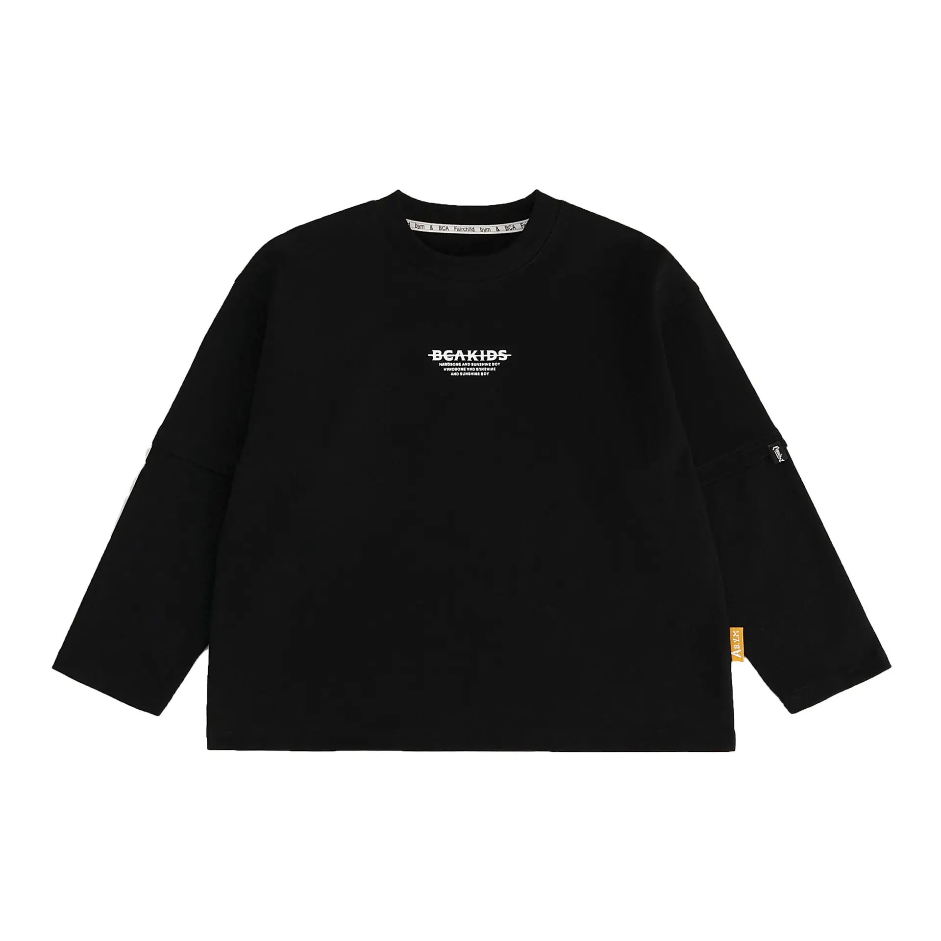 2026 Black Printed Long Sleeve T-Shirt for Boys - Image 7