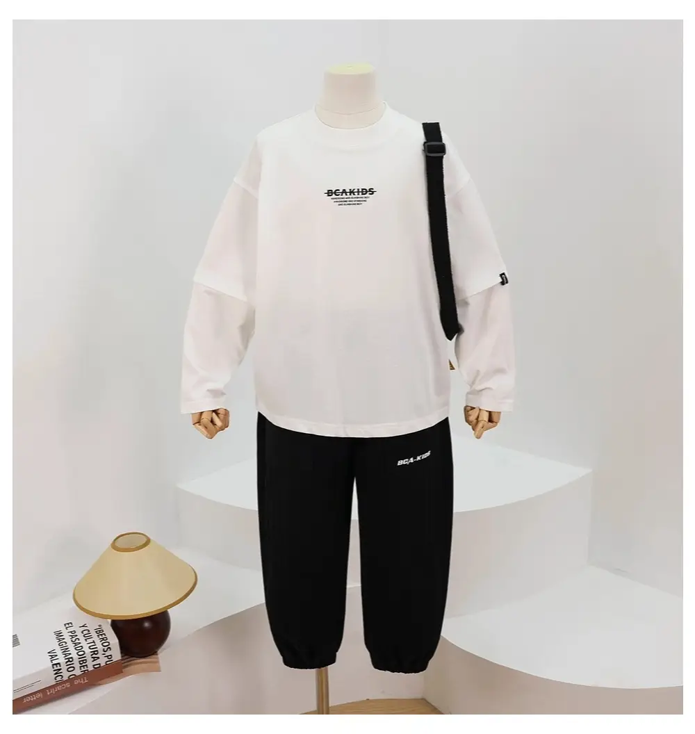 2026 Black Printed Long Sleeve T-Shirt for Boys — feature 14