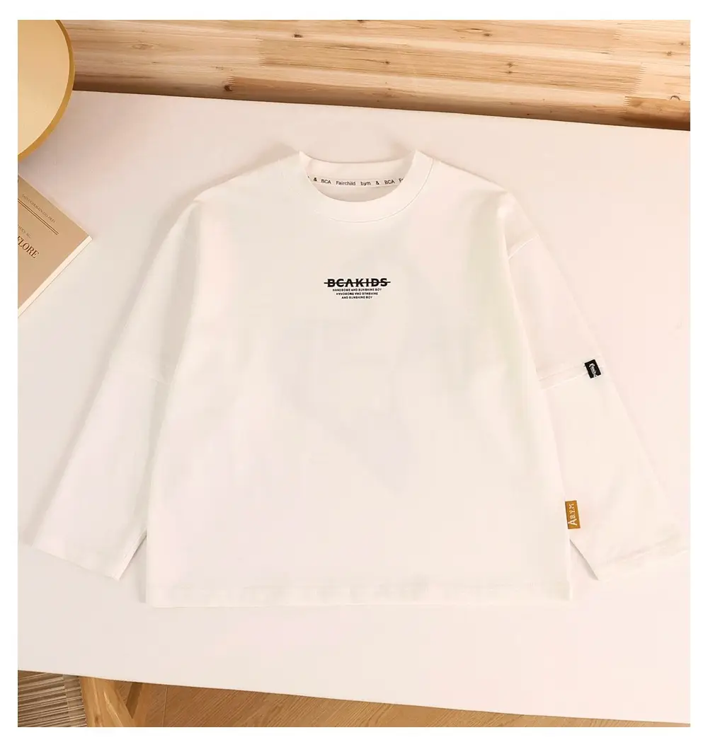 2026 Black Printed Long Sleeve T-Shirt for Boys — feature 6