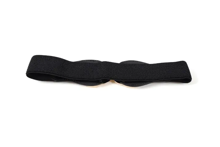 Women's Black Wide Belt with Gold Clasp 2025 — feature 3