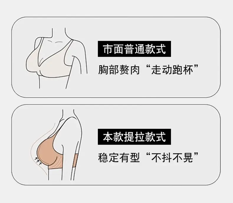 Oeing Lingerie Similar Style for Large Busts, Minimizing Effect, Wireless, Side Support, Anti-Sagging, Thin, Comfortable Lift Bra — feature 7