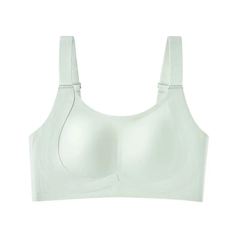 Oeing Lingerie Similar Style for Large Busts, Minimizing Effect, Wireless, Side Support, Anti-Sagging, Thin, Comfortable Lift Bra