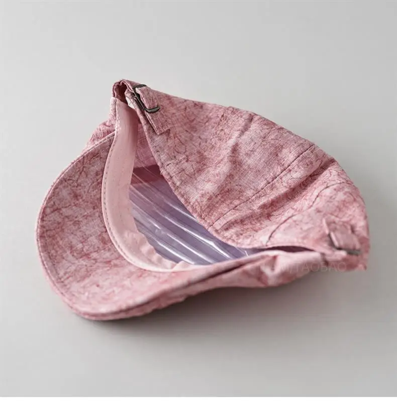 Women's Thin British Duck Tongue Hat Casual Face Show — feature 7