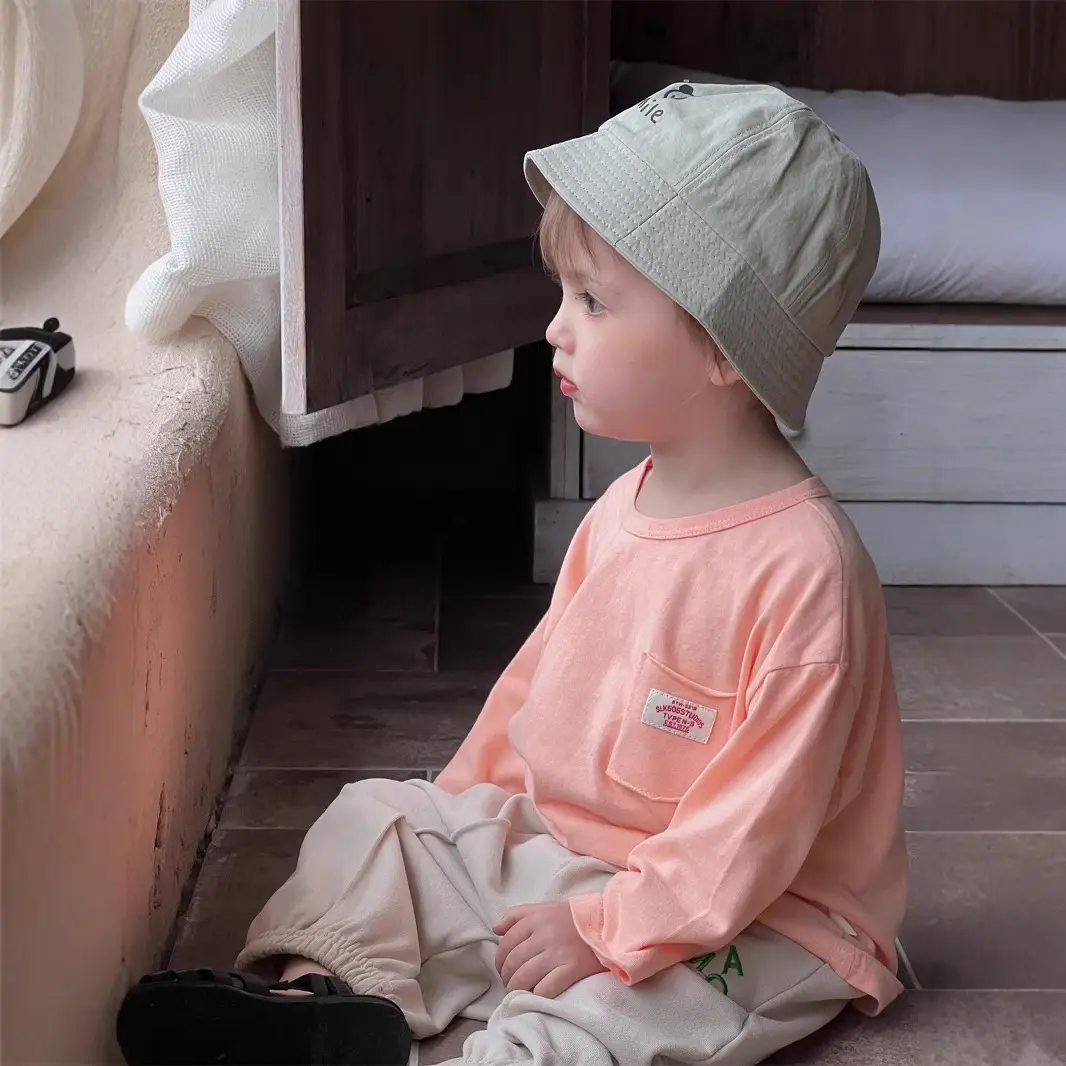 Kids Korean Style Autum T-Shirt & Pants Set — feature 4