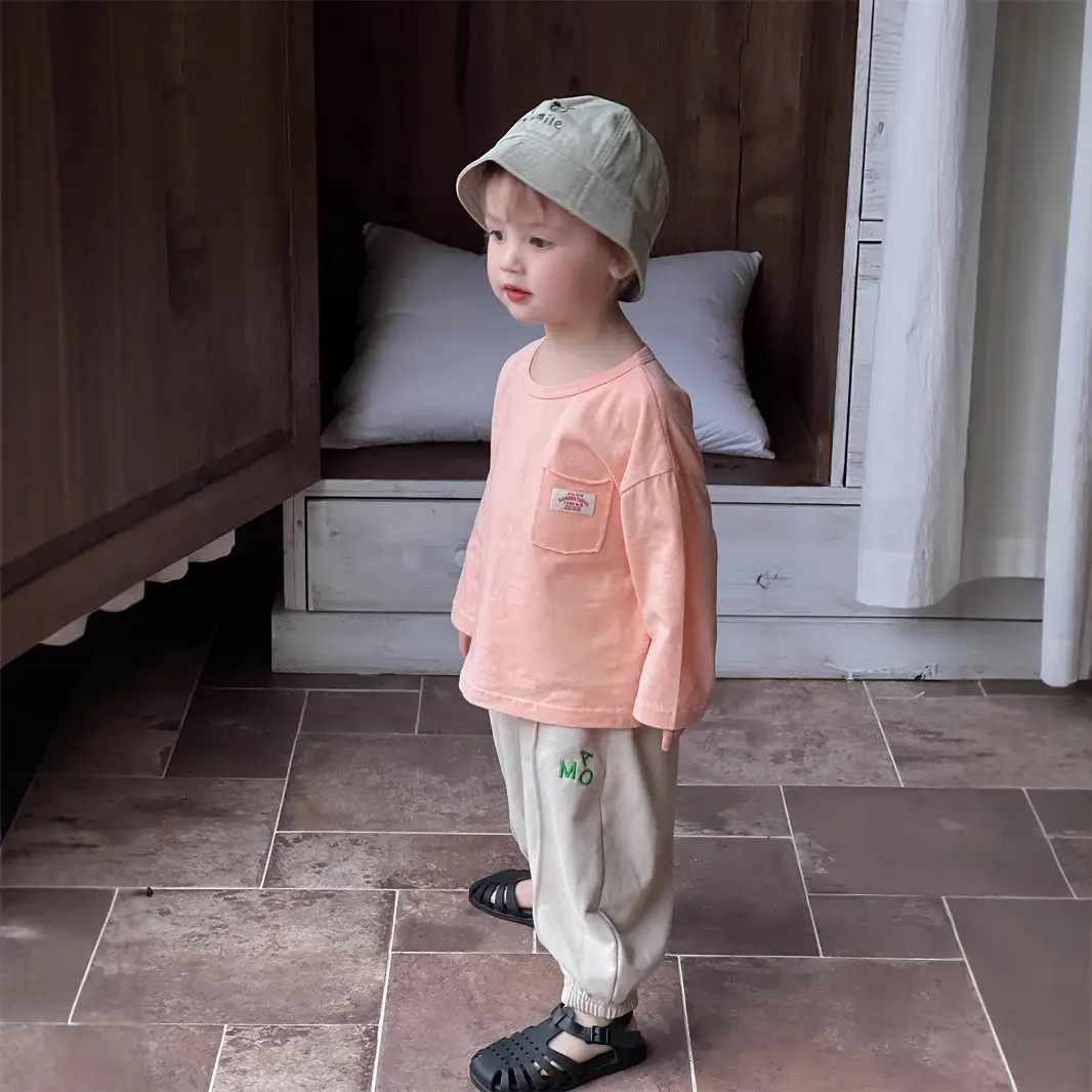 Kids Korean Style Autum T-Shirt & Pants Set — feature 6