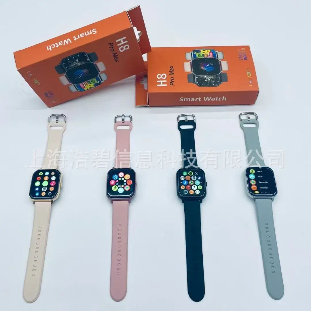 H8 Pro Max Smart Watch with Bluetooth & Blood Pressure Monitor - Image 3