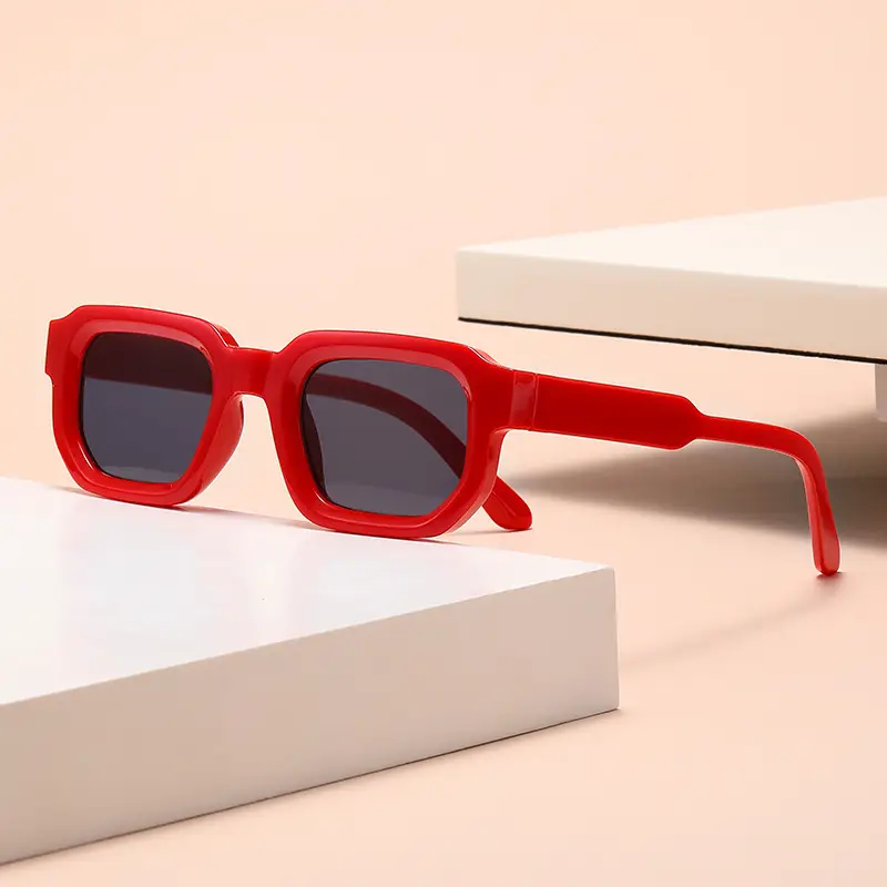 Women's Square Frame Sunglasses with Gradient Shades - Image 10