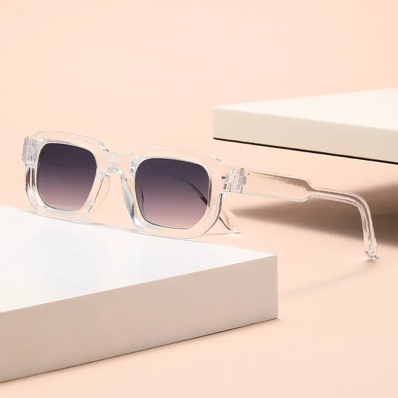 Women's Square Frame Sunglasses with Gradient Shades - Image 8