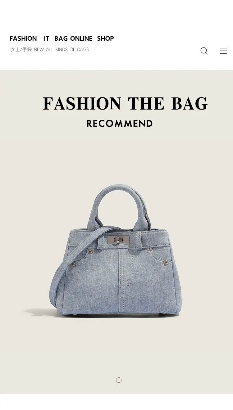 Light Blue Kelly Shoulder Bag for Women — feature 9