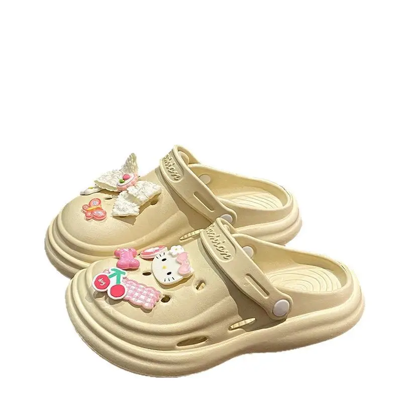 Women's Black Croc Bow Sandals with Embellished Decor