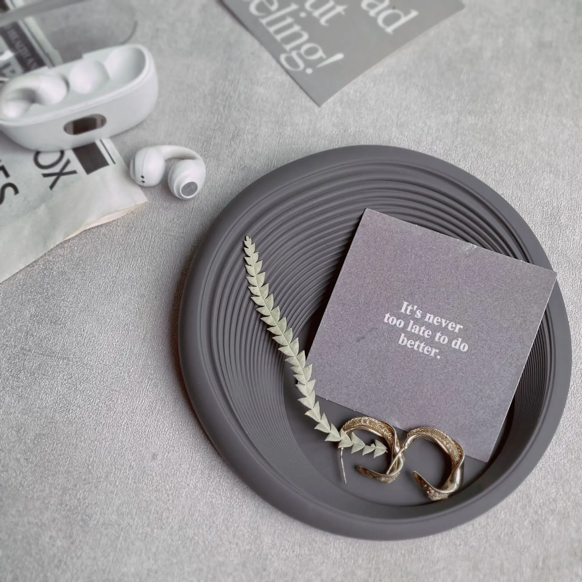 Black Silicone Coffee Coaster for Kitchen & Dining