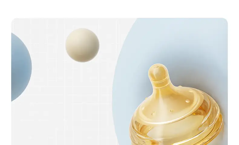 Wide-Diameter Glass Baby Bottle for Infants and Newborns, Anti-Colic, Suitable for Babies from 0 to 36 Months, Prevents Choking and Spitting Up, and Is Resistant to High Temperatures — feature 17