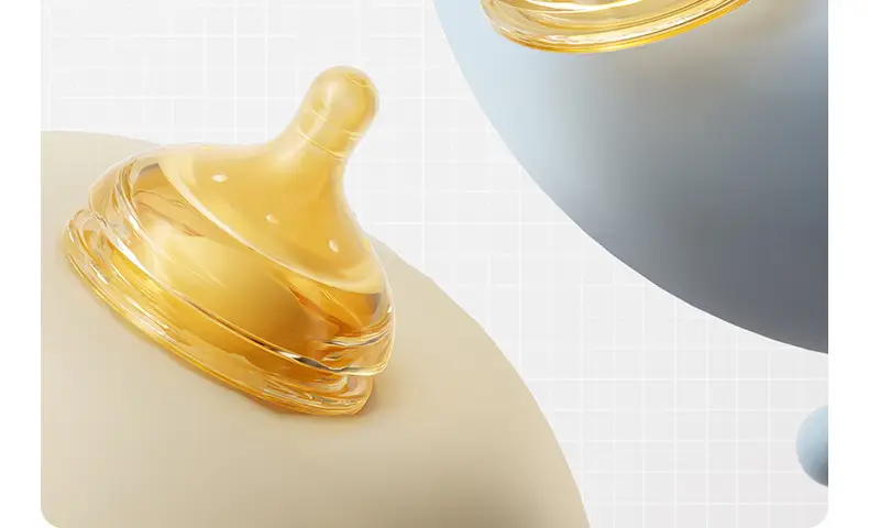 Wide-Diameter Glass Baby Bottle for Infants and Newborns, Anti-Colic, Suitable for Babies from 0 to 36 Months, Prevents Choking and Spitting Up, and Is Resistant to High Temperatures — feature 18
