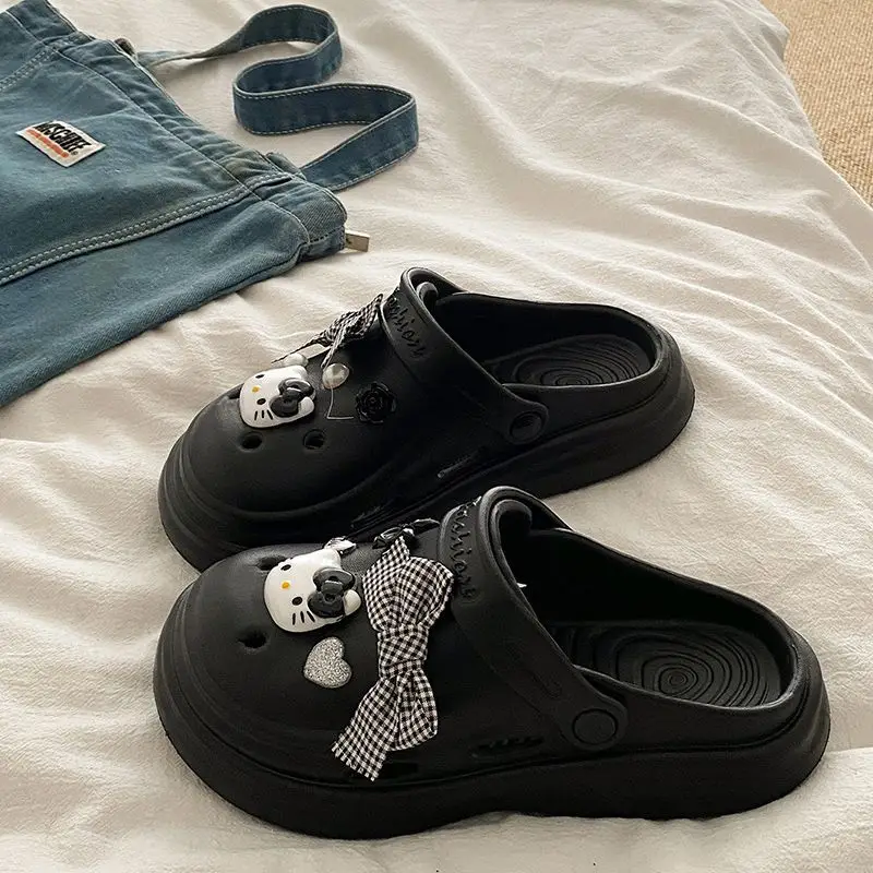 Bow Girl Crocs 2025 Summer Eva Poop Feeling Office Non-Slip — feature 31