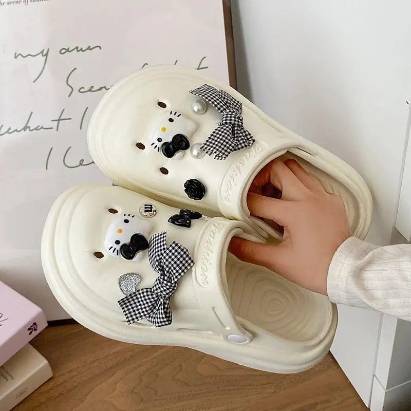 Bow Girl Crocs 2025 Summer Eva Poop Feeling Office Non-Slip — feature 42