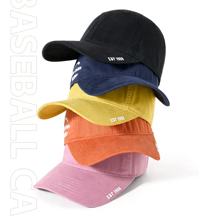 Men's Navy Blue Retro Sunscreen Cap Baseball — feature 12