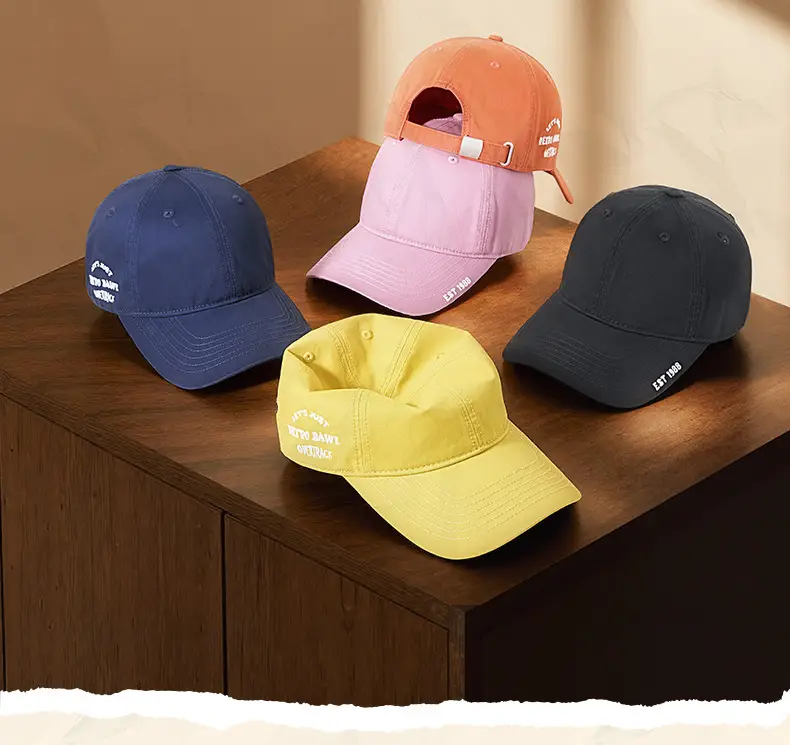 Men's Navy Blue Retro Sunscreen Cap Baseball — feature 14