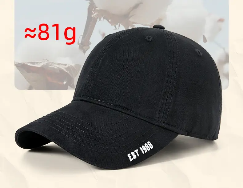 Men's Navy Blue Retro Sunscreen Cap Baseball — feature 26