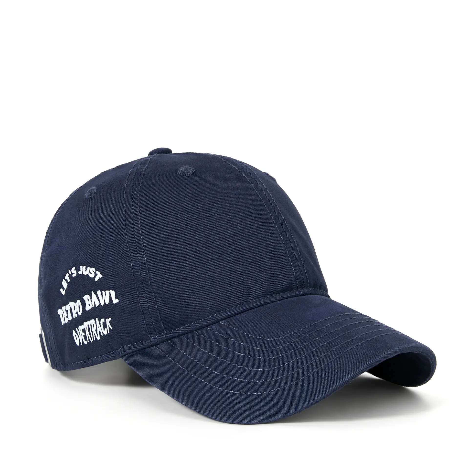 Men's Navy Blue Retro Sunscreen Cap Baseball - Image 2