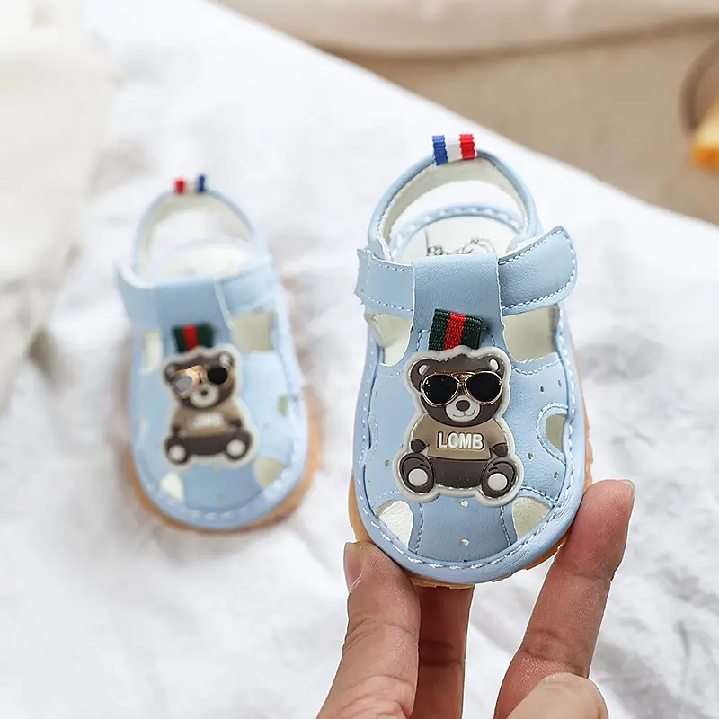 Baby Call Shoes Cartoon Bear Summer Sandals 1-2Y