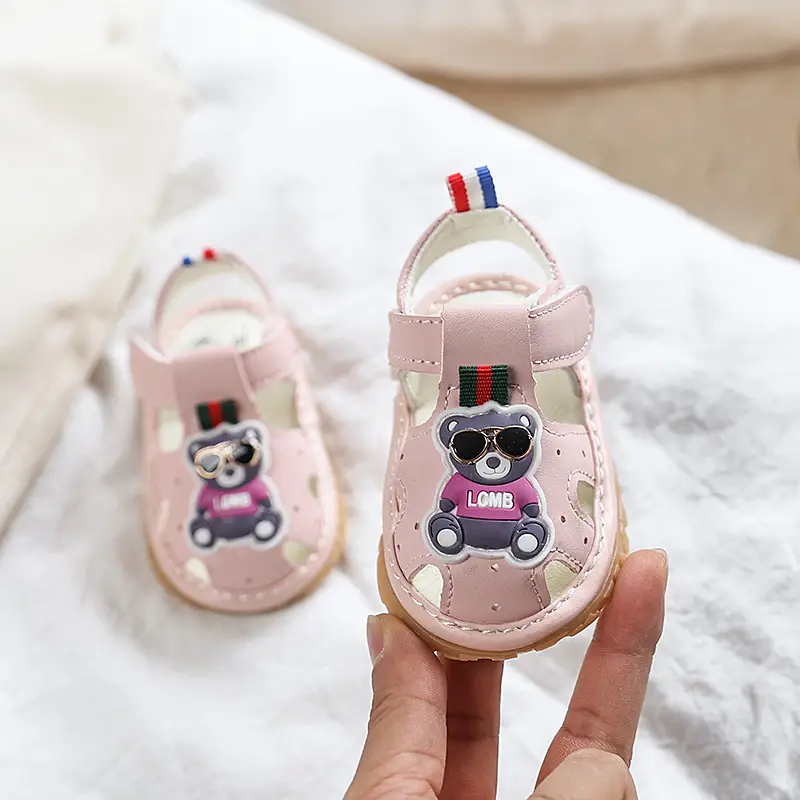 Baby Call Shoes Cartoon Bear Summer Sandals 1-2Y