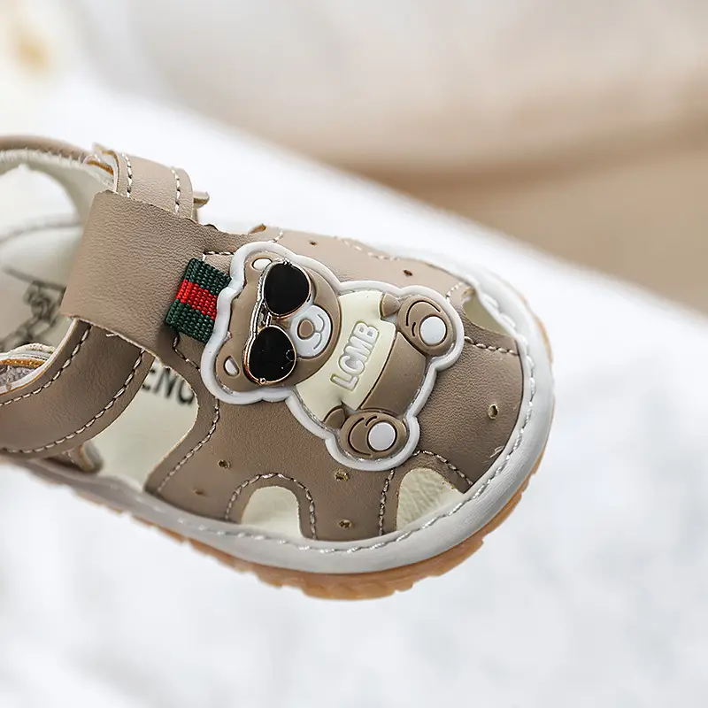 Baby Call Shoes Cartoon Bear Summer Sandals 1-2Y