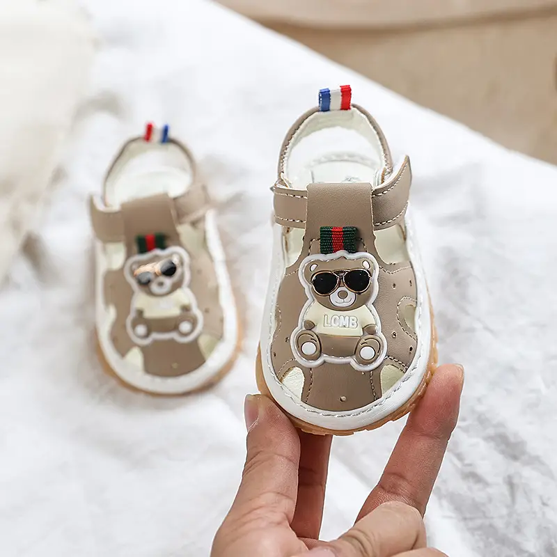 Baby Call Shoes Cartoon Bear Summer Sandals 1-2Y