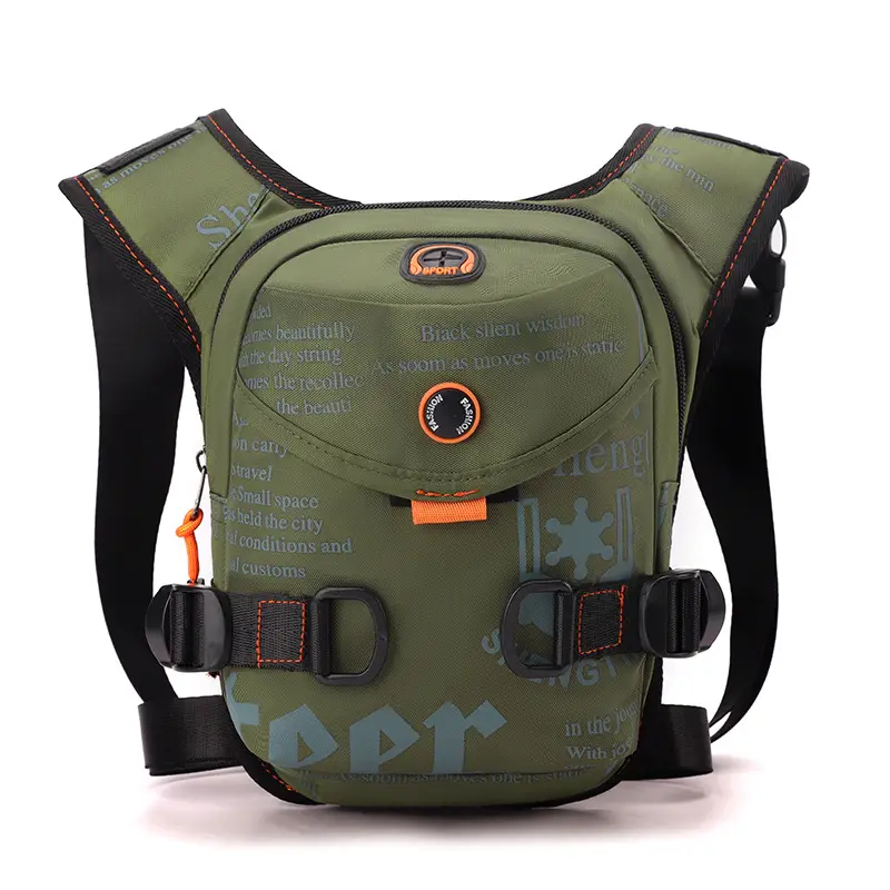 Men's Black Crossbody Backpack with Adjustable Strap - Image 3