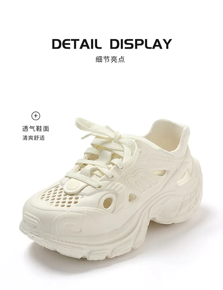 Summer Thick-Soled Height-Increasing Clogs for Women, New Style, Super Popular for Office, Closed-Toe Outdoor Sandals, Beach Shoes Wholesale — feature 13