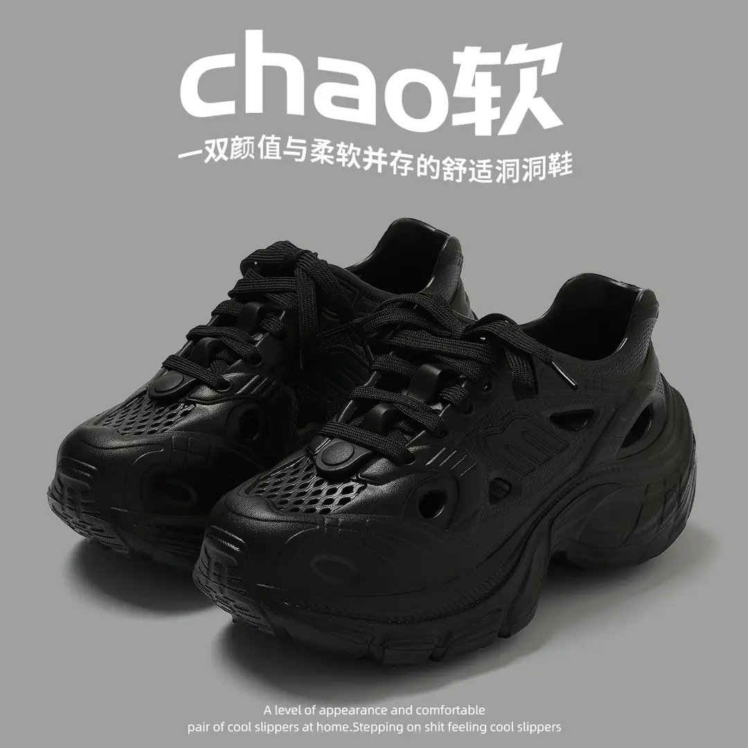 Summer Thick-Soled Height-Increasing Clogs for Women, New Style, Super Popular for Office, Closed-Toe Outdoor Sandals, Beach Shoes Wholesale - Image 2