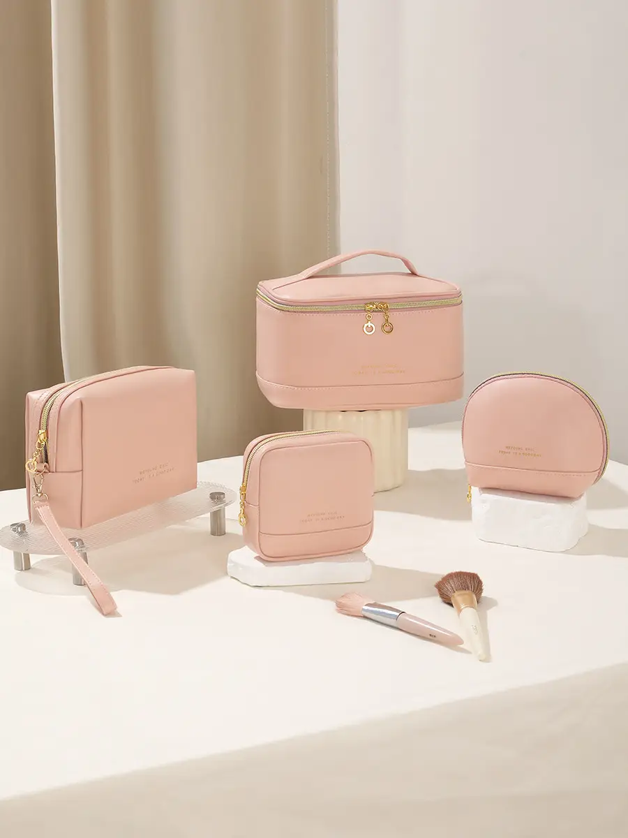 2025 PU Cosmetic Bag Women High-end Travel Storage Brush