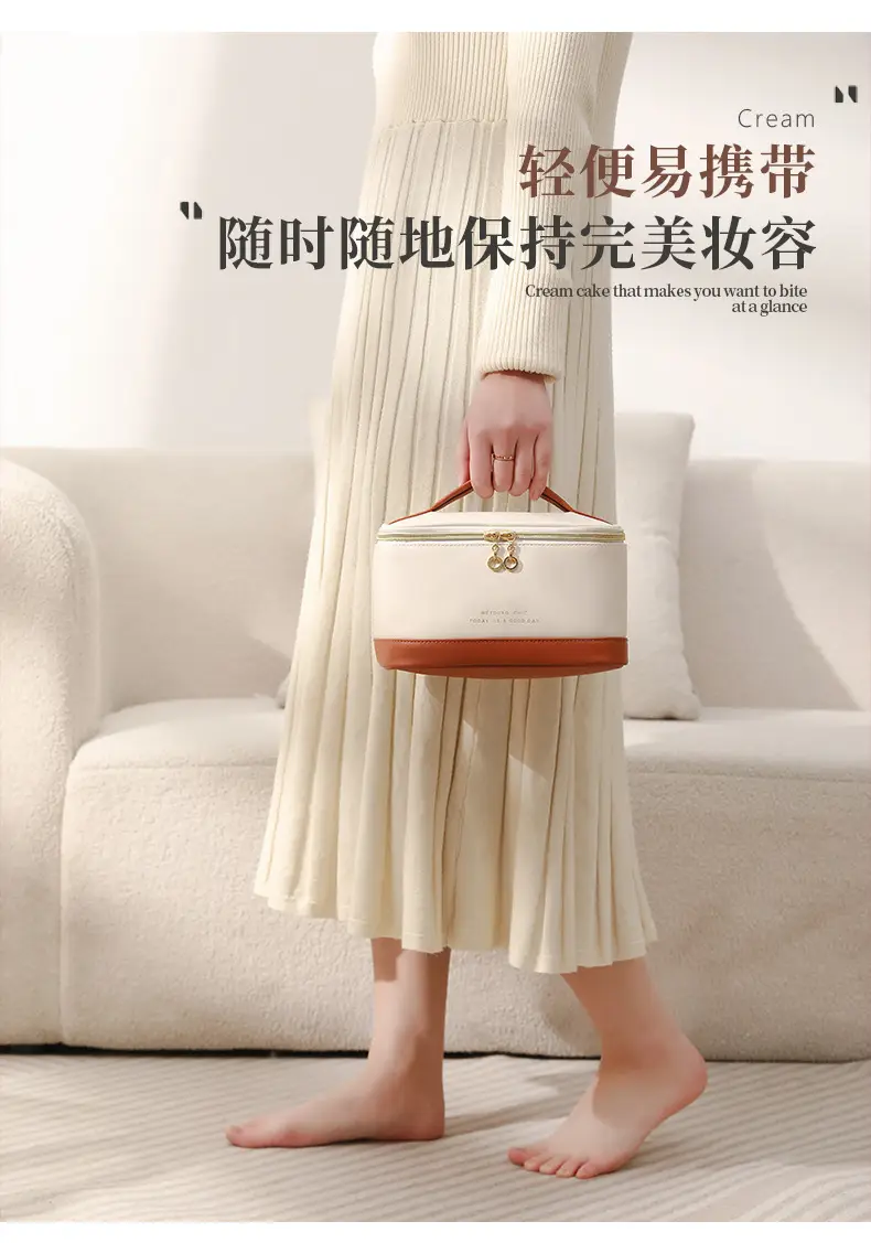 2025 PU Cosmetic Bag Women High-end Travel Storage Brush — feature 6
