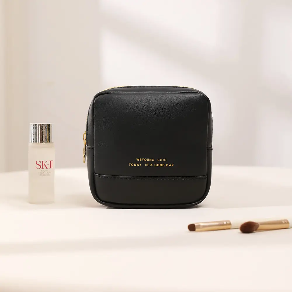 2025 PU Cosmetic Bag Women High-end Travel Storage Brush