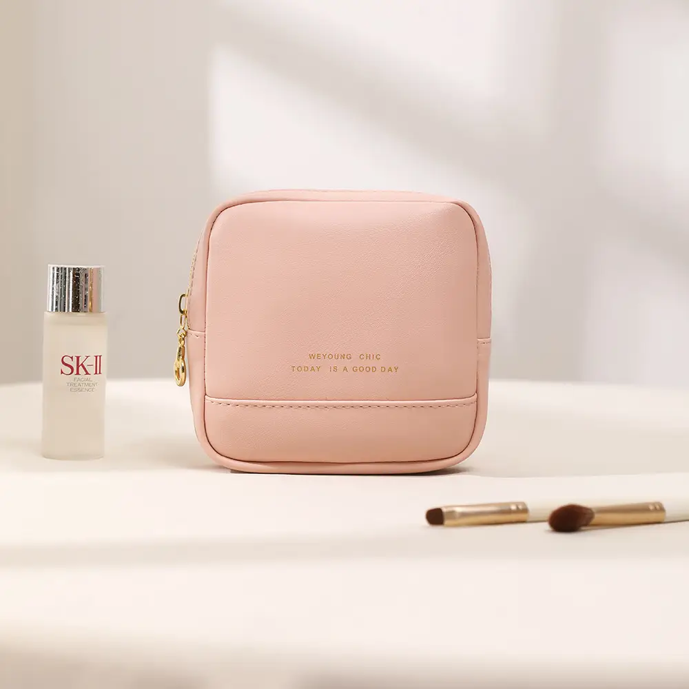 2025 PU Cosmetic Bag Women High-end Travel Storage Brush