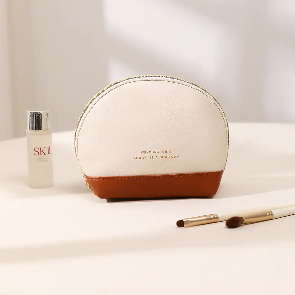 2025 PU Cosmetic Bag Women High-end Travel Storage Brush