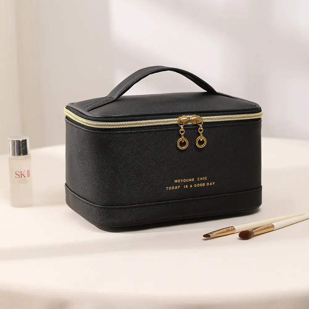 2025 PU Cosmetic Bag Women High-end Travel Storage Brush