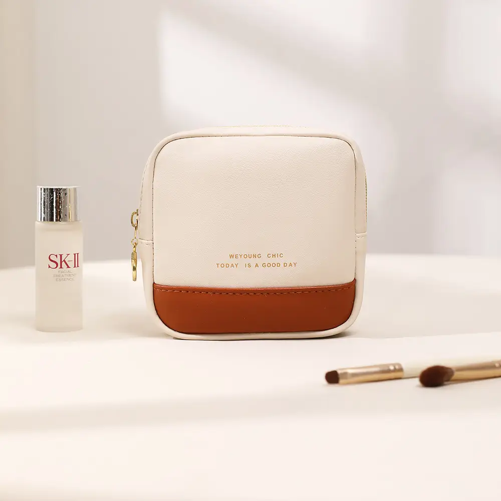 2025 PU Cosmetic Bag Women High-end Travel Storage Brush