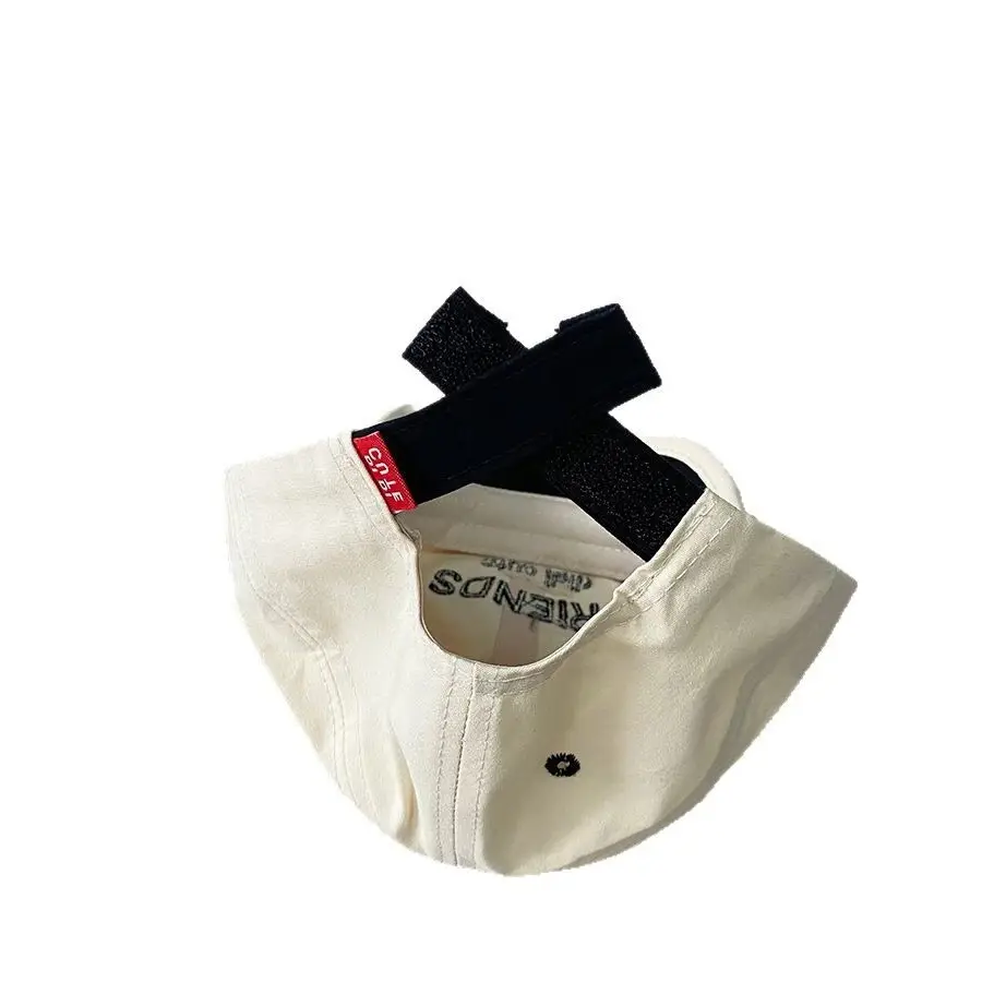 Korean Style Baby Cap Brown White Spring Autumn Sun Protection - Image 10