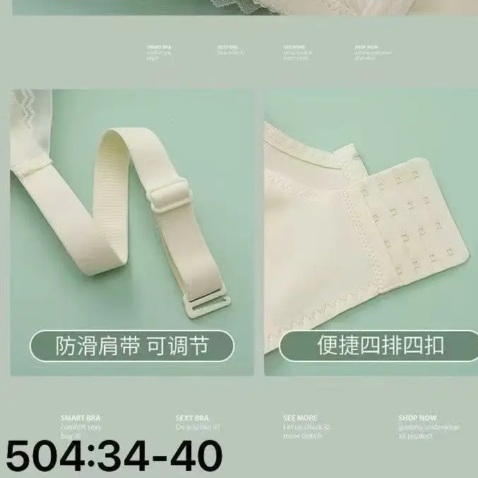 Adjustable Thin Cup Bra for Women, Breathable & Lightweight - Image 7